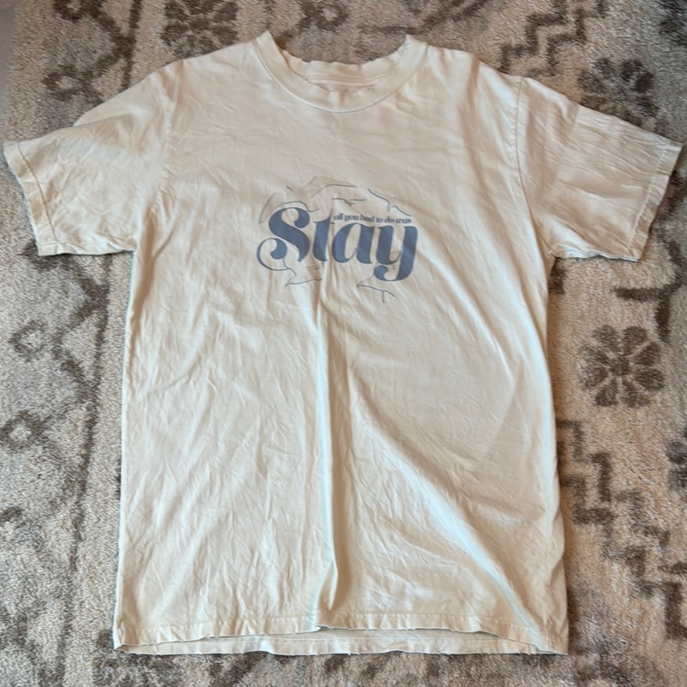 Taylor Swift Cream Short Sleeve Tee